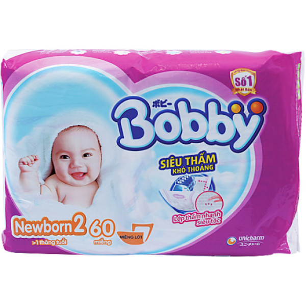 Tã Giấy Bobby Fresh Newborn 2-60