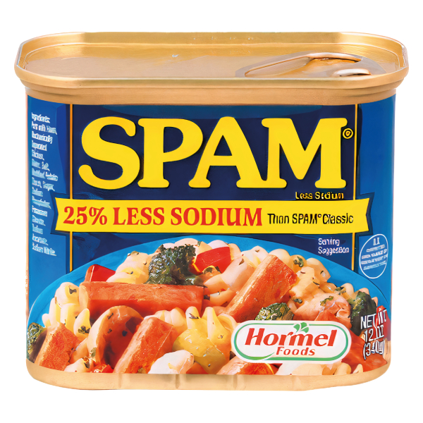 Thịt Hộp Spam 25% Less Sodium 340G