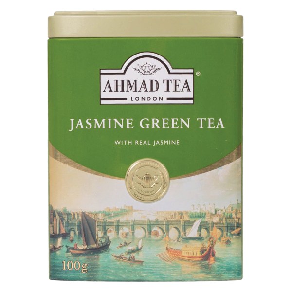 Trà Xanh Hoa Nhài Ahmad Tea Hộp Thiếc 100G