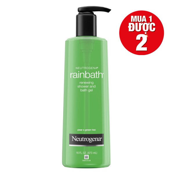 Sữa Tắm Neutrogena Rainbath Lê & Trà Xanh Chai 473Ml