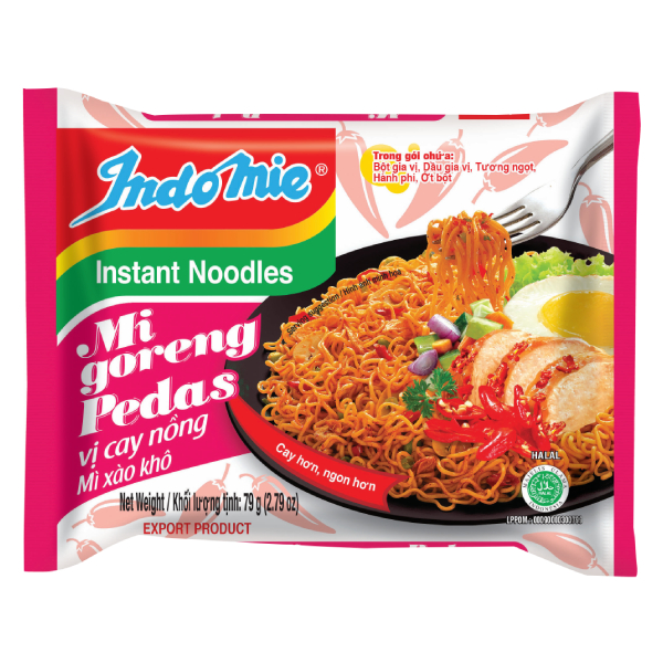 Mì Goreng Pedas Cay Nồng Gói 79G