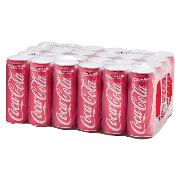Nước Ngọt Coca Cola Sleek Khay 24 Lon 320Ml