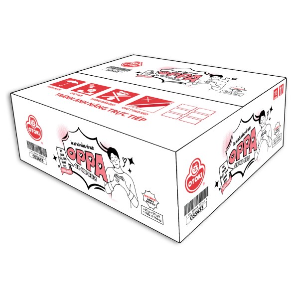 Mì Otoki Oppa Trộn Hải Sản Hành Phi Thùng 30 Gói 65G