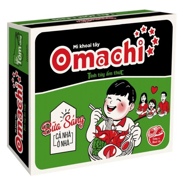 Mì Omachi Lẩu Tôm Càng Thùng 30 Gói 80G