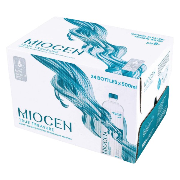 Nước Khoáng Tự Nhiên Miocen Thùng 24 Chai 500Ml
