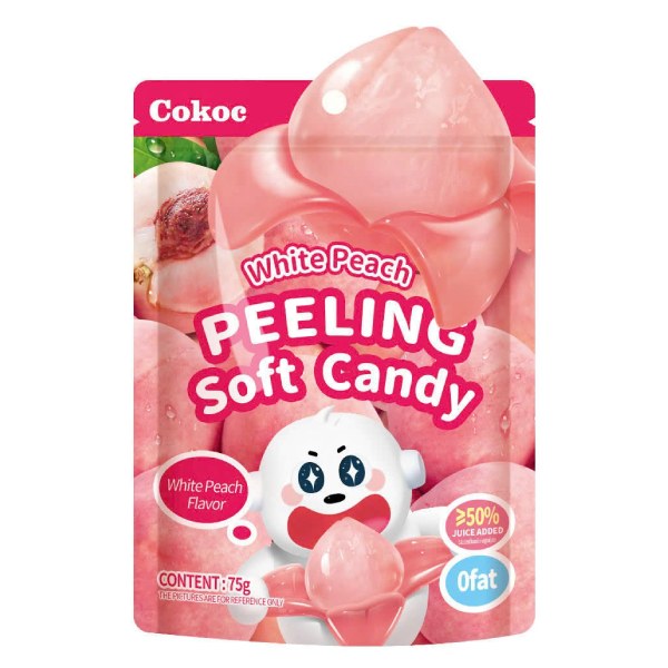 Kẹo Dẻo 3D Cokoc Đào Gói 75G
