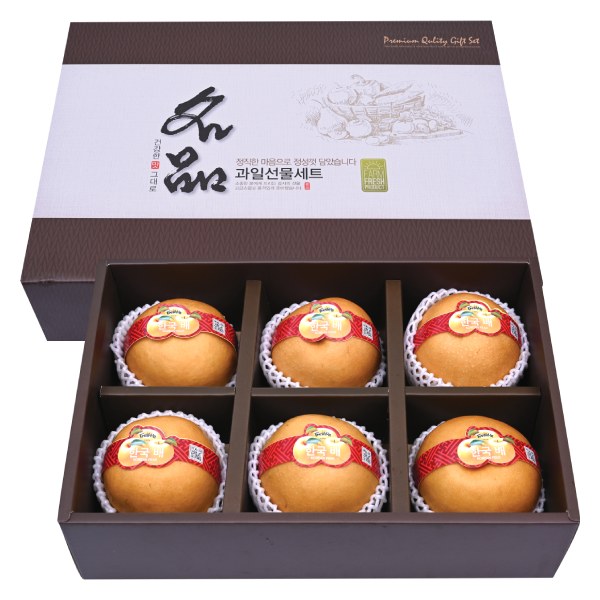 Hộp Quà Lê Hàn Quốc 6 Trái
