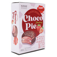 Bánh Chocopie No Brand Vị Dâu Hộp 240G