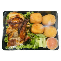 Set Gà Quay & Bánh Bao Chiên