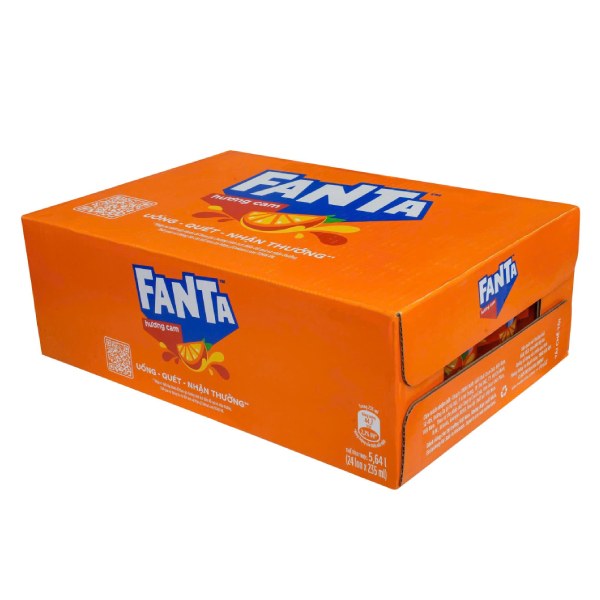 Nước Ngọt Fanta Cam Sleek Khay 24 Lon 235Ml