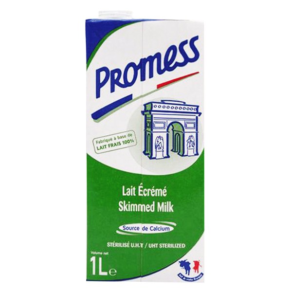 Sữa Tươi Tiệt Trùng Promess Không Béo 1L