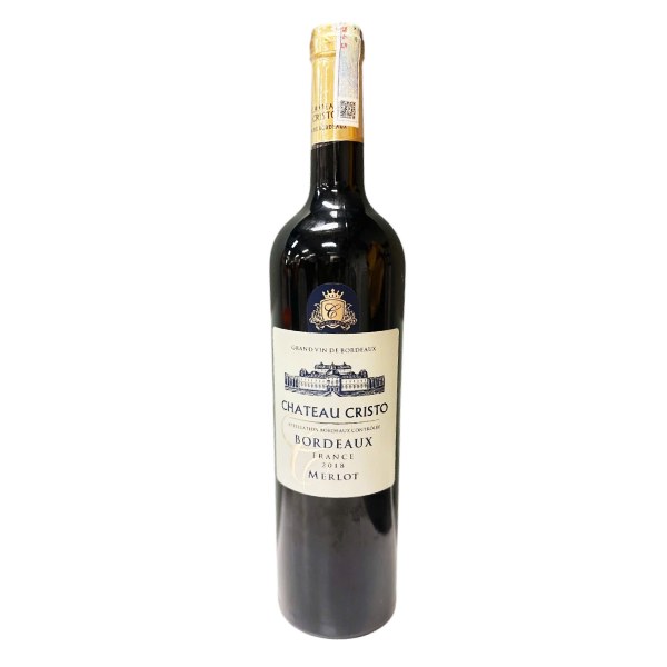Rượu Vang Đỏ Chateau Cristo Merlot 14.5% Vol 750Ml