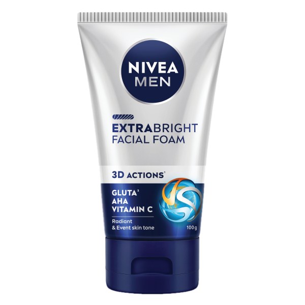 Sữa Rửa Mặt Nivea Men Sáng Da 100G