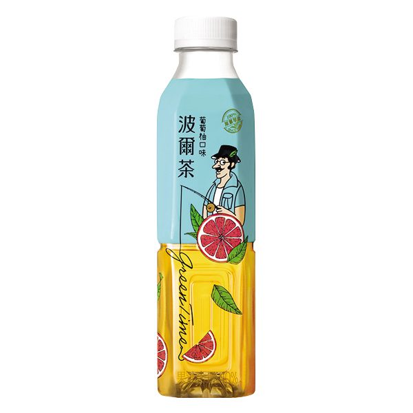 Trà Green Time Hương Bưởi Chai 580Ml