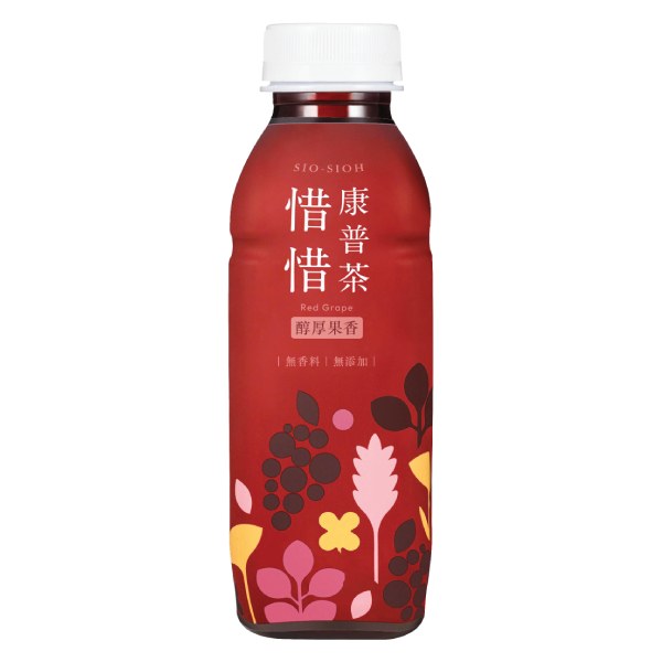 Trà Kombucha Sio Sioh Nho Đỏ Chai 420Ml