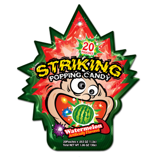Kẹo Nổ Striking Vị Dưa Hấu 30G
