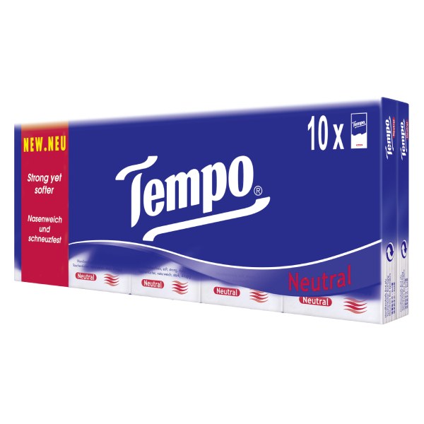 Khăn Giấy Bỏ Túi Tempo Không Mùi Lốc 10 Gói