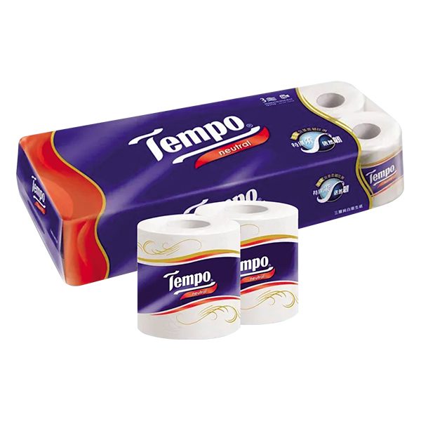 Lốc 10 Cuộn Giấy Vệ Sinh Tempo Neutral