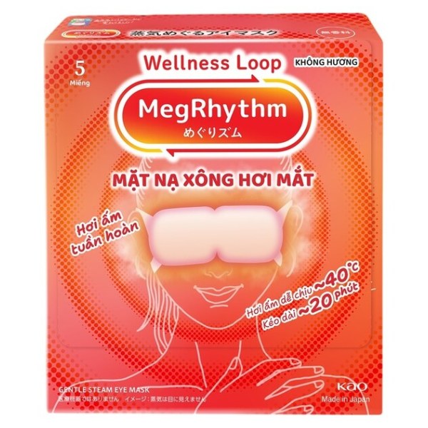 Mặt Nạ Mắt Megrhythm Không Hương Hộp 5 Miếng