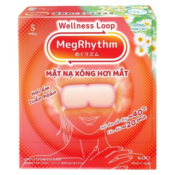 Mặt Nạ Mắt Megrhythm Hoa Cúc Hộp 5 Miếng