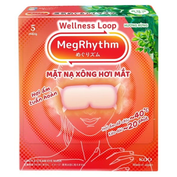 Mặt Nạ Mắt Megrhythm Hương Rừng Hộp 5 Miếng