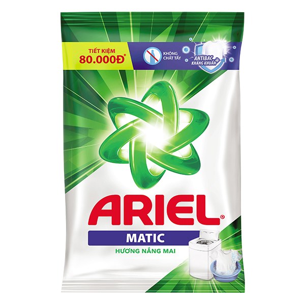 Bột Giặt Ariel Hương Nắng Mai Túi 5.2Kg