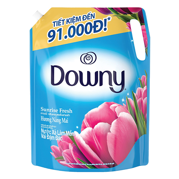 Nước Xả Vải Downy Nắng Mai Túi 2.3L