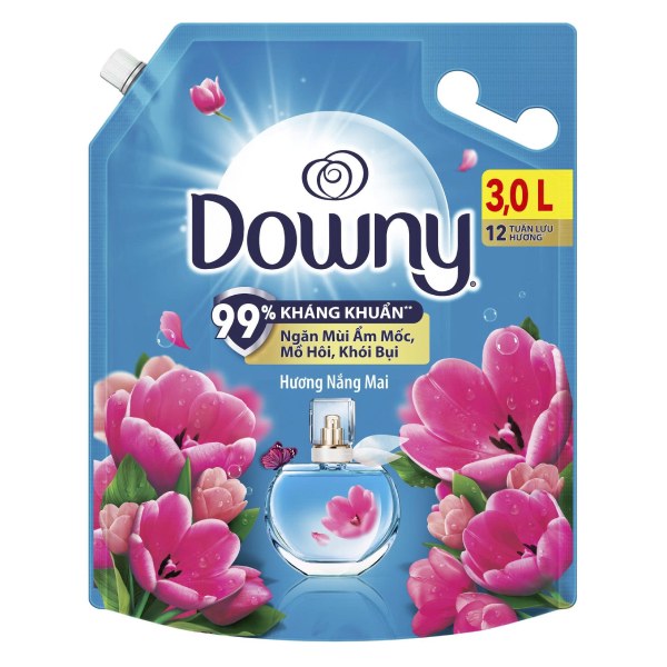 Nước Xả Vải Downy Nắng Mai Túi 3L