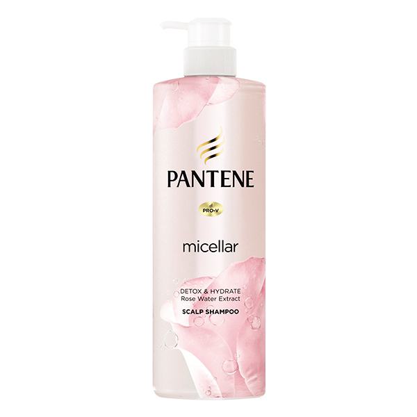 Dầu Gội Pantene Micellar Hoa Hồng 530Ml