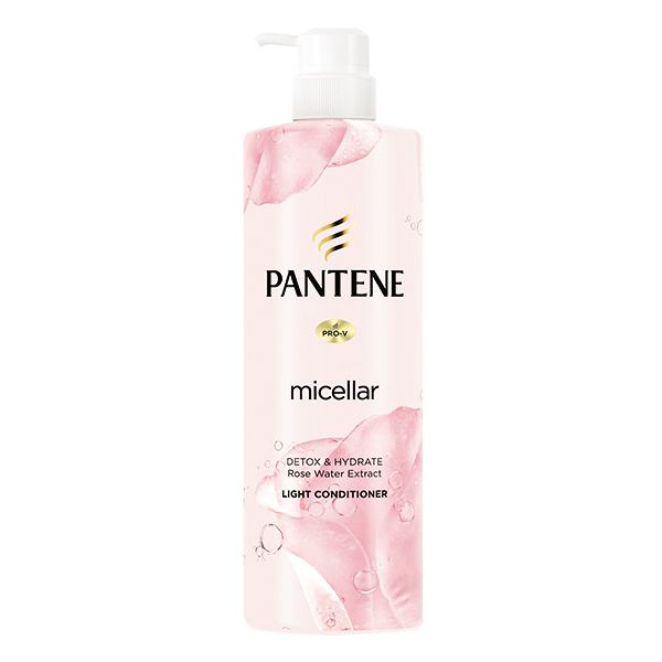 Dầu Xả Pantene Micellar Hoa Hồng 530Ml