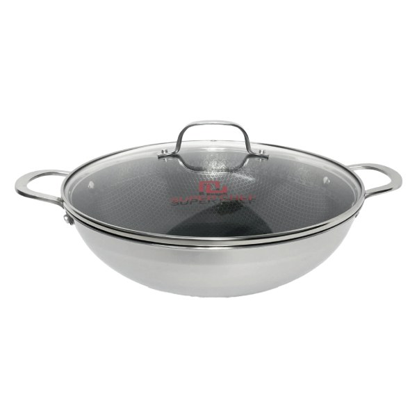 Chảo Xào Titan 3 Lớp Đáy Từ Super Chef 26Cm