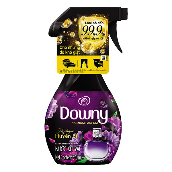 Nước Xịt Vải Khử Mùi Downy Huyền Bí Chai 370Ml