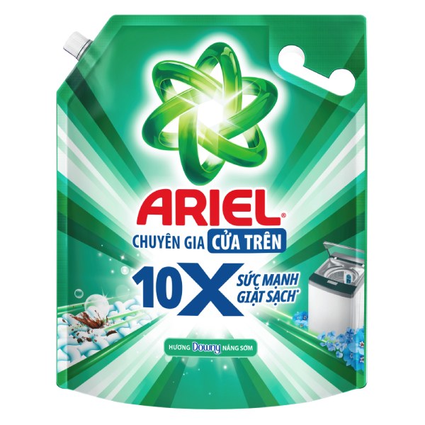 (Only Emartmall) Nước Giặt Ariel Cửa Trên 10X Giặt Sạch 2.9Kg