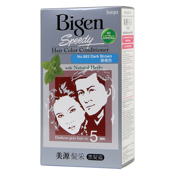 Thuốc Nhuộm Bạc Bigen Speedy Nâu Đậm No.883