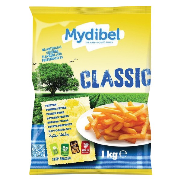 Khoai Tây Đông Lạnh Mydibel Sợi Dài 9Mm Gói 1Kg