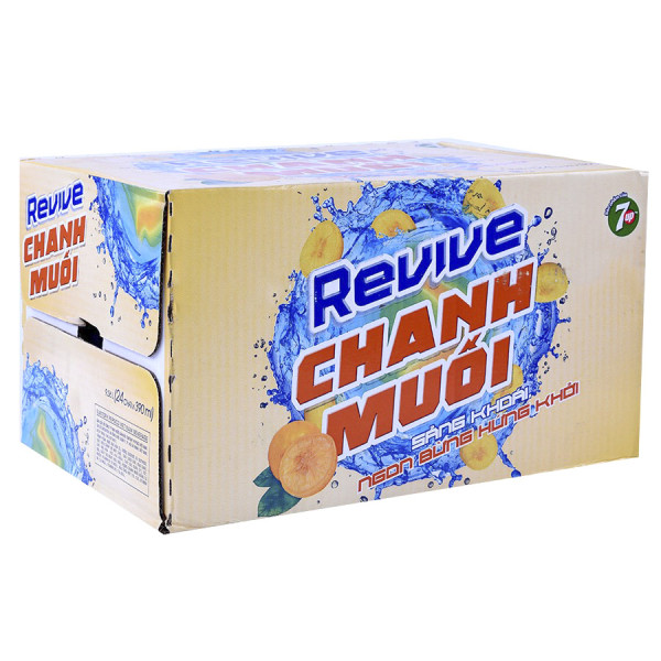 Nước Chanh Muối Revive Thùng 24 Chai 390Ml