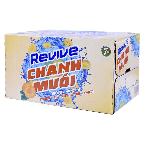 Nước Chanh Muối Revive Thùng 24 Chai 390Ml