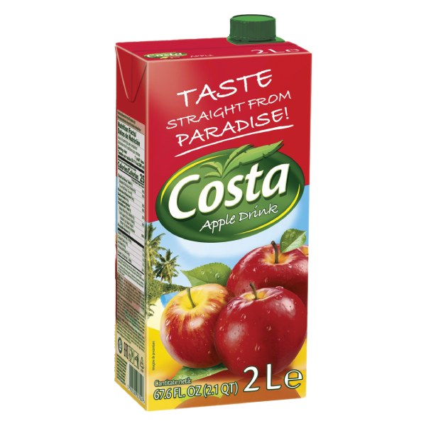 Nước Ép Trái Cây Costa Táo Hộp 2L 