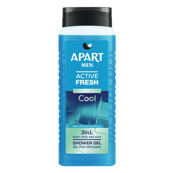 Gel Tắm Nam Apart 3IN1 Mát Lạnh Chai 500Ml