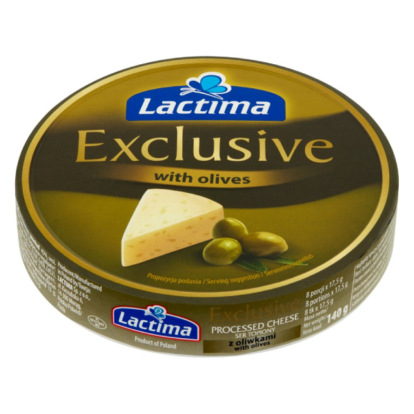 Phô Mai Lactima Exclusive Olives Hộp 140G