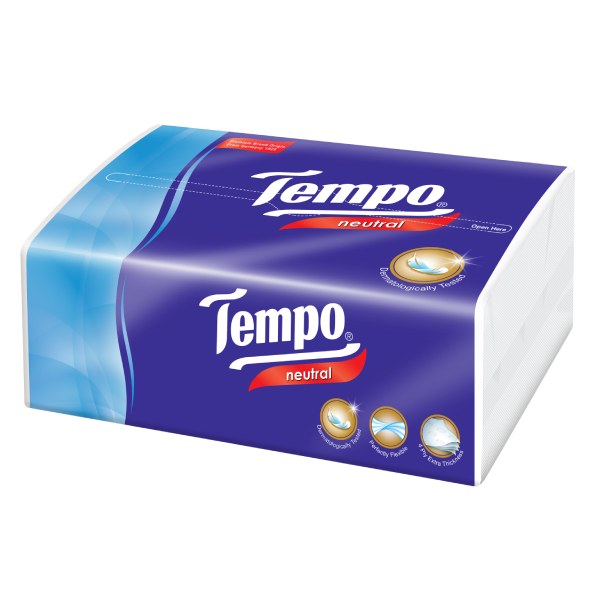 Khăn Giấy Tempo Softpack Neutral 4 Lớp 90 Tờ