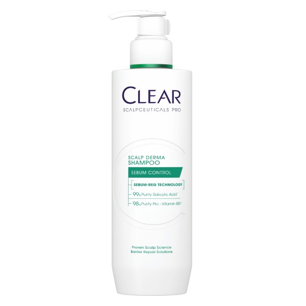 Dầu Gội Clear Derma Kiềm Dầu Da Đầu 300G