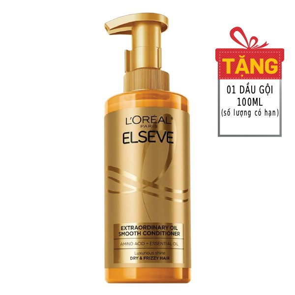 Dầu Xả L'oreal Dưỡng Tóc Extraordinary Oil Smooth 440Ml
