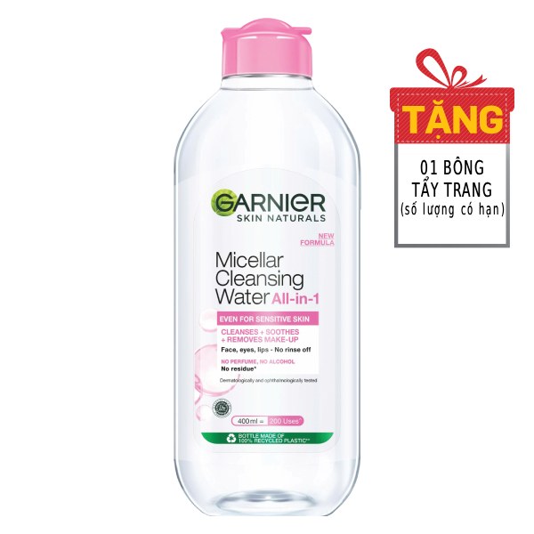Nước Tẩy Trang Garnier Cho Da Nhạy Cảm 400Ml