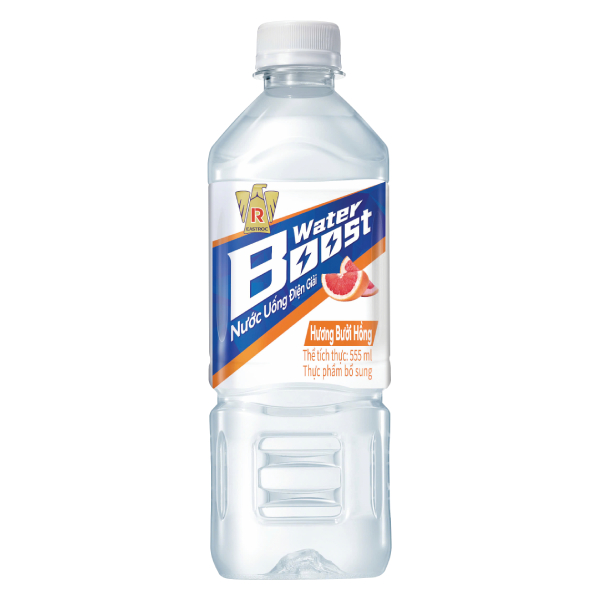 Nước Ion Water Boost Bưởi Hồng 555Ml