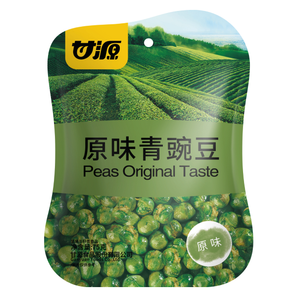 Đậu Hà Lan Ganyuan Cam Nguyên Vị Truyền Thống Gói 75G