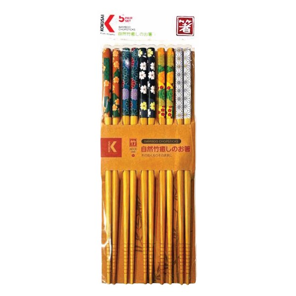 Vỉ 5 Đũa Tre Kiểu Nhật Kokusai NDCK-05/06