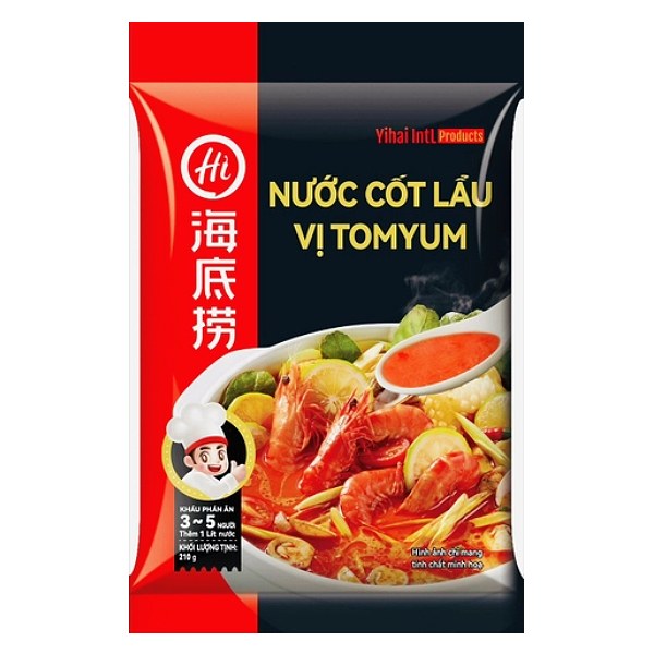 Cốt Lẩu Tomyum Chua Cay Haidilao 200G
