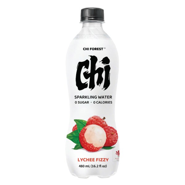 Nước Có Ga Không Đường Chi Forest Vị Vải Chai 480Ml
