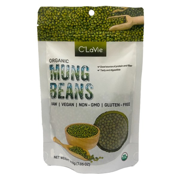 Đậu Xanh Hữu Cơ C'Lavie Organic Gói 200G